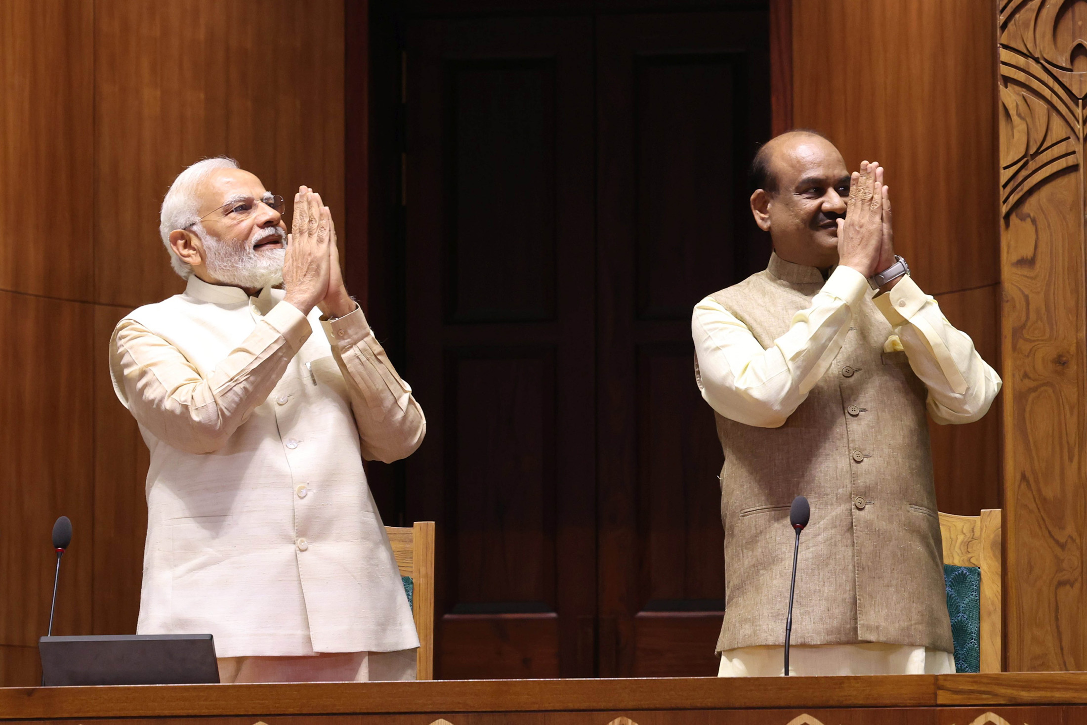 PM at new Parliament House, in New Delhi on May 28, 2023.